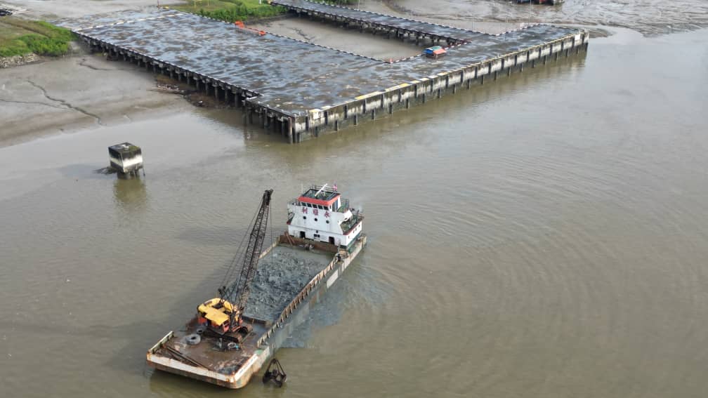 Sand dredging at agropark