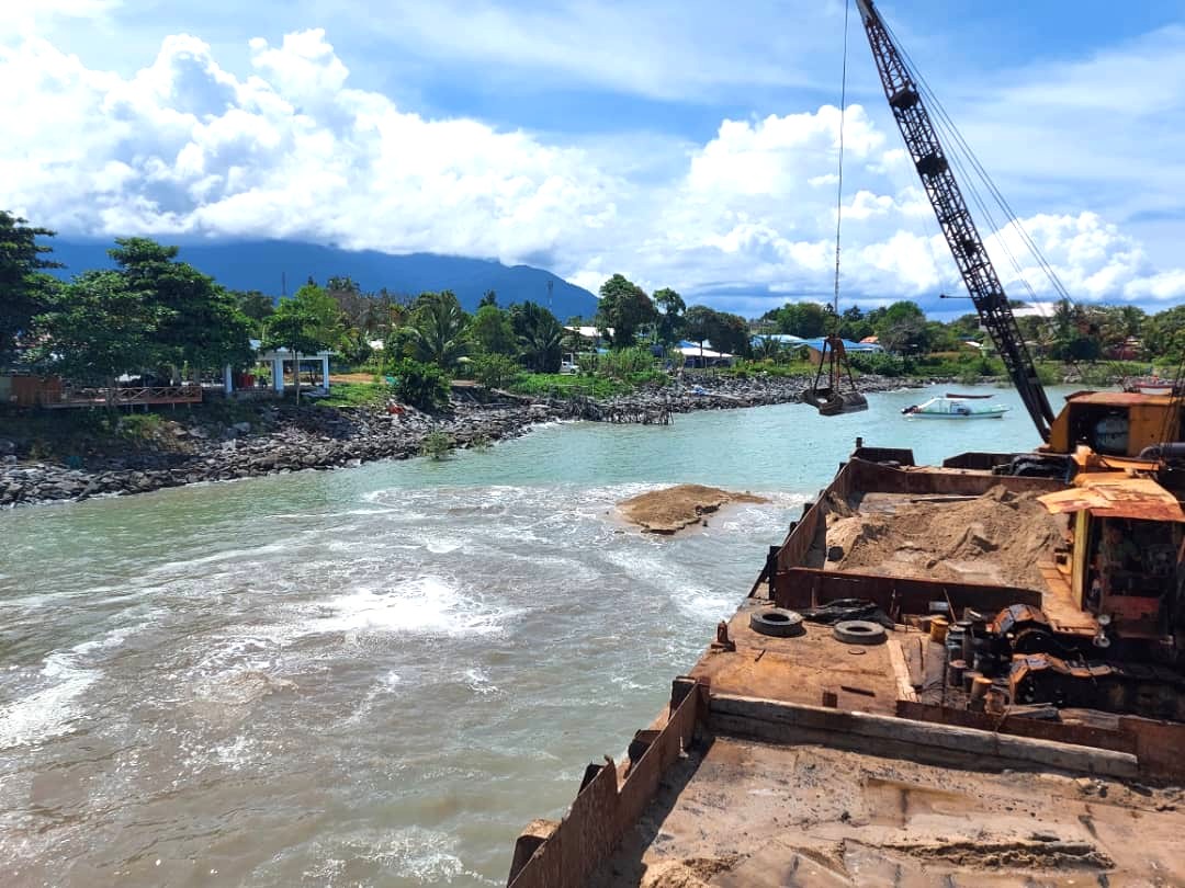 Sand dredging at agropark